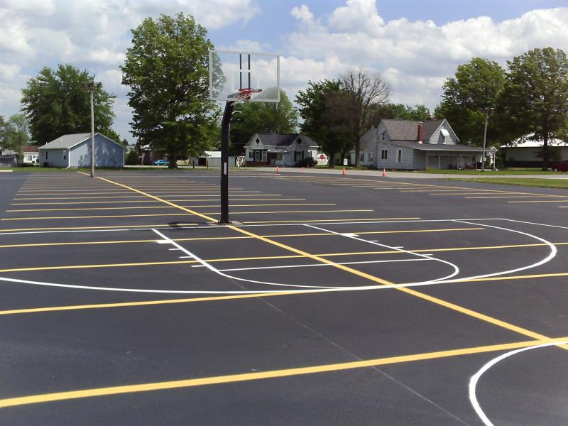 Basketball Court Striping